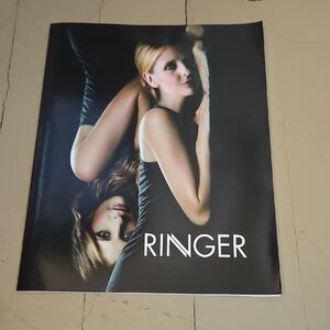 Ringer Black and White Script